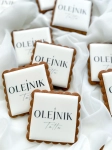 Pierniki firmowe z logo firmy jako podziękowania i słodkie upominki  dla klientów oraz pracowników lub słodycze reklamowe