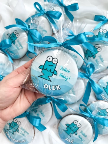 Piernik ręcznie zdobiony z grafiką